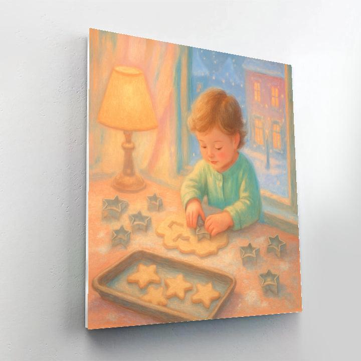 Windowsill Star Baker DIY paint by numbers