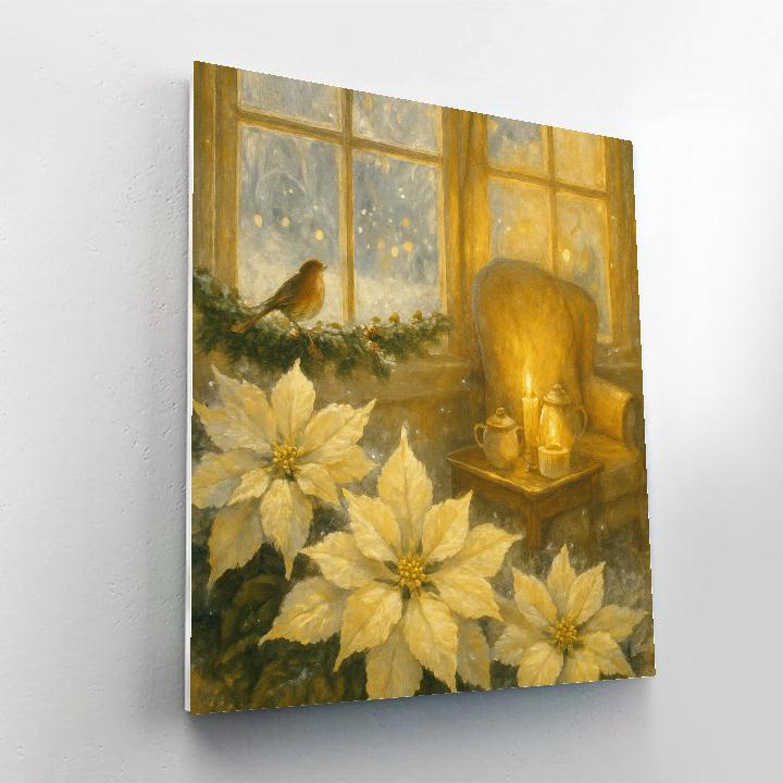 Frostflower Window Garden paint by numbers