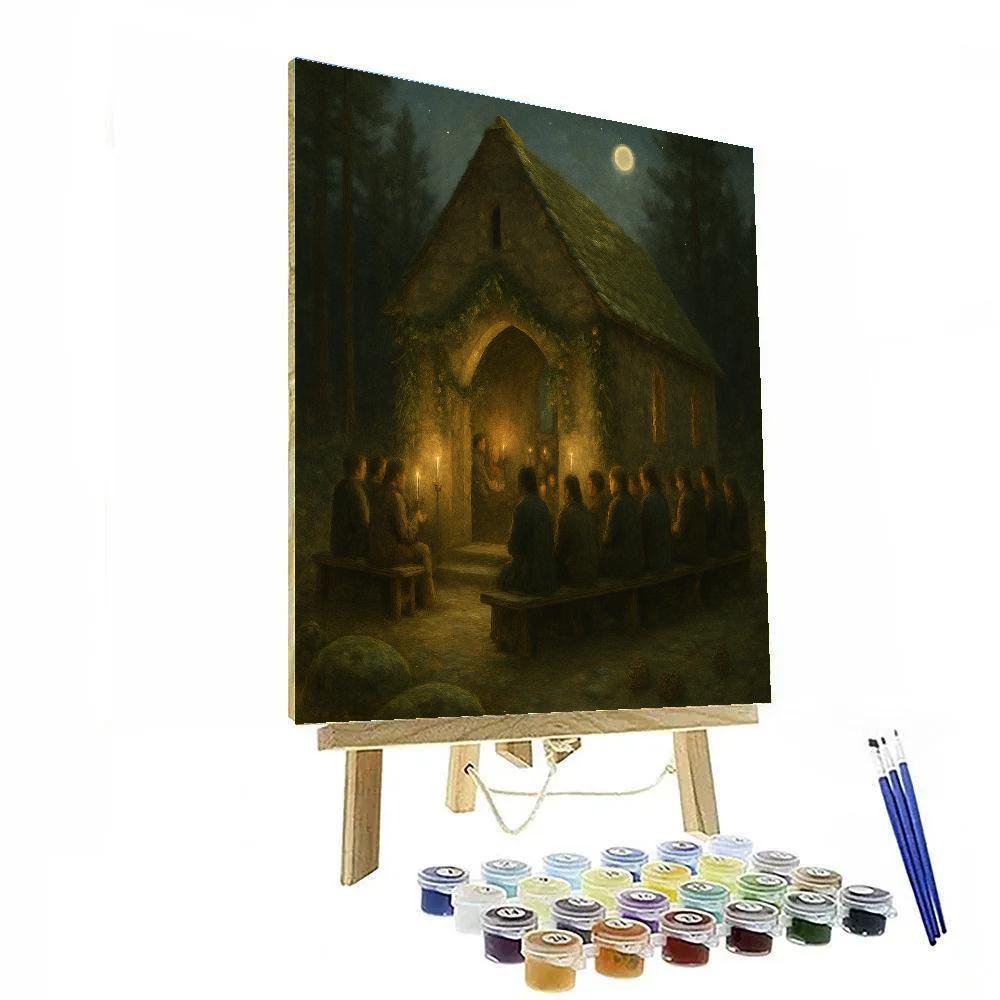 Mossy Chapel Solstice Numbered painting kits