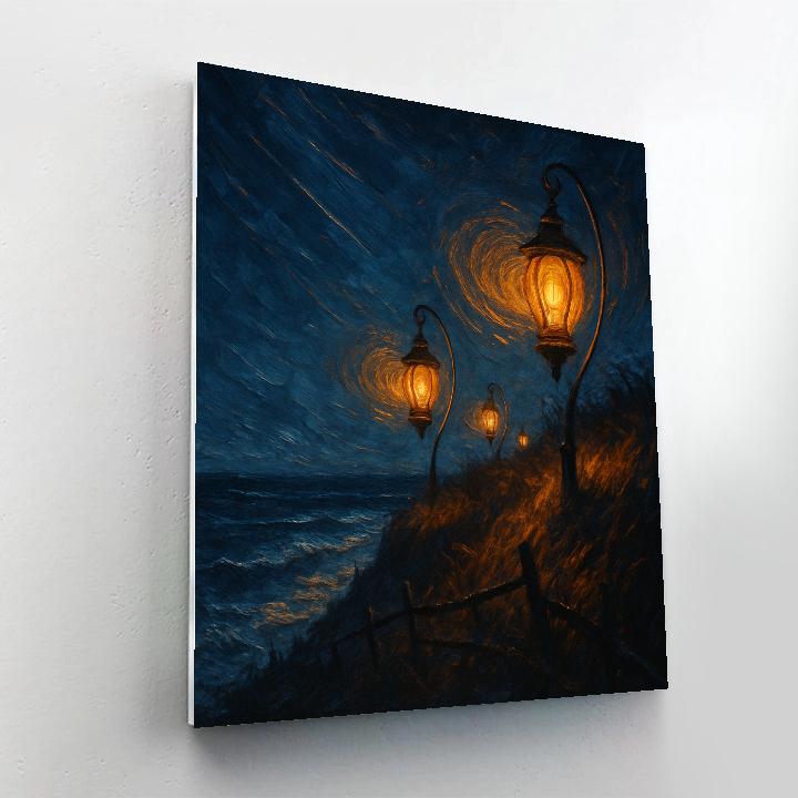 Ridge Of Whispering Lanterns Painting by numbers kit
