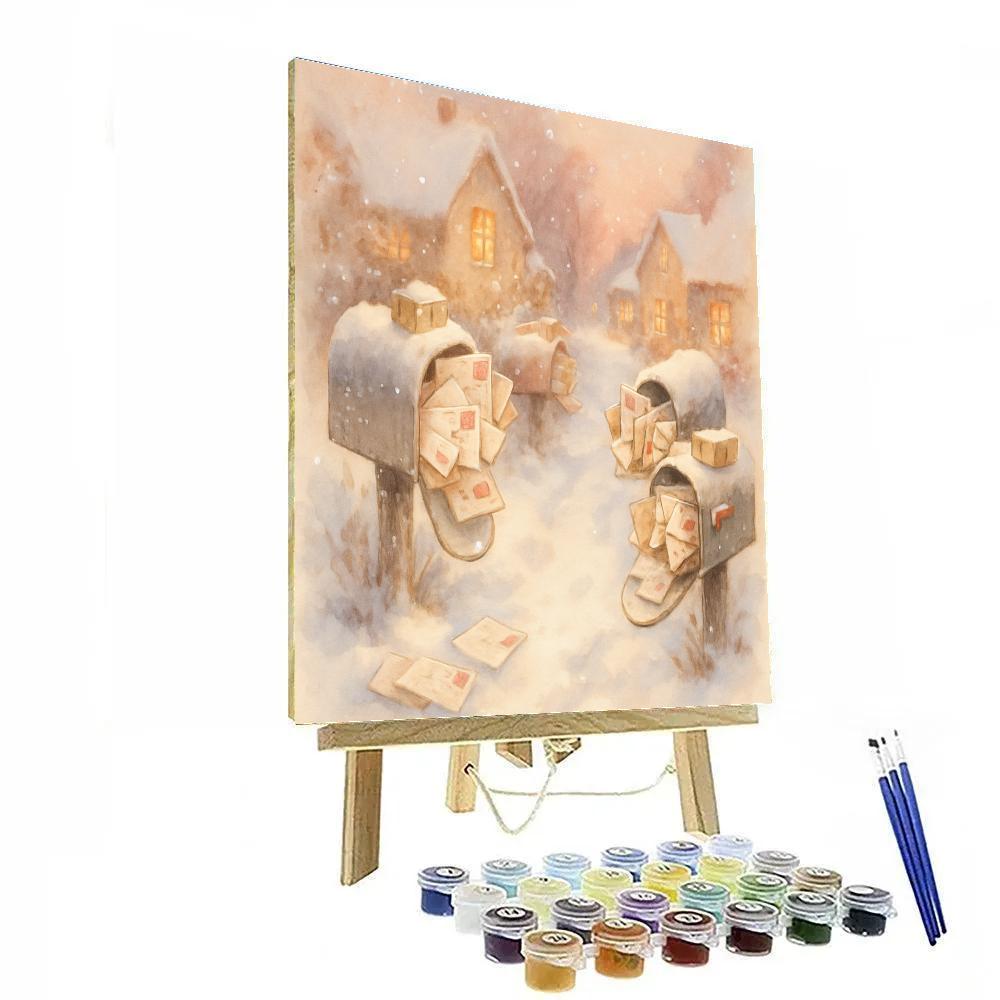 Frostline Postcard Lane Number painting