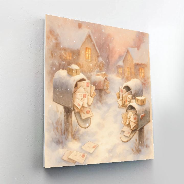 Frostline Postcard Lane Number painting