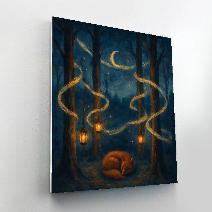 Hollow Grove Of Lantern Whispers Paint by numbers kits