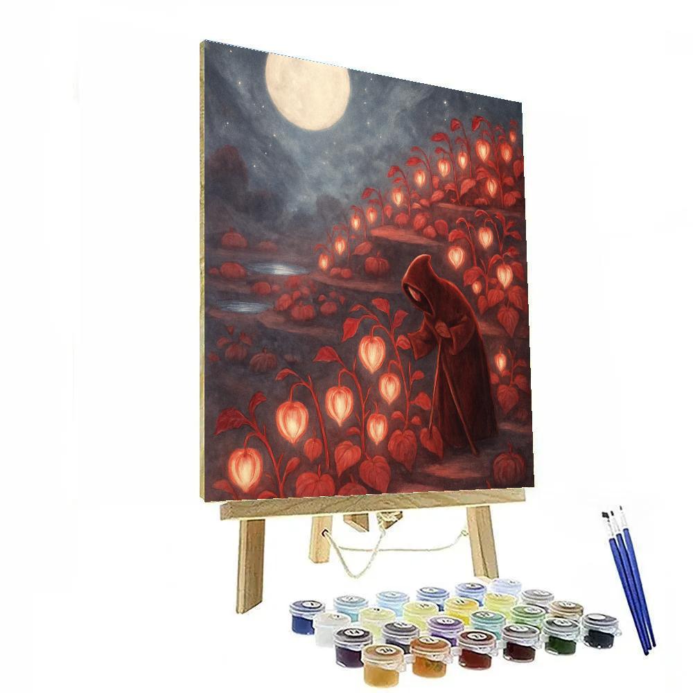 Lantern Steps Of The Moon Gardener Paint by numbers kits