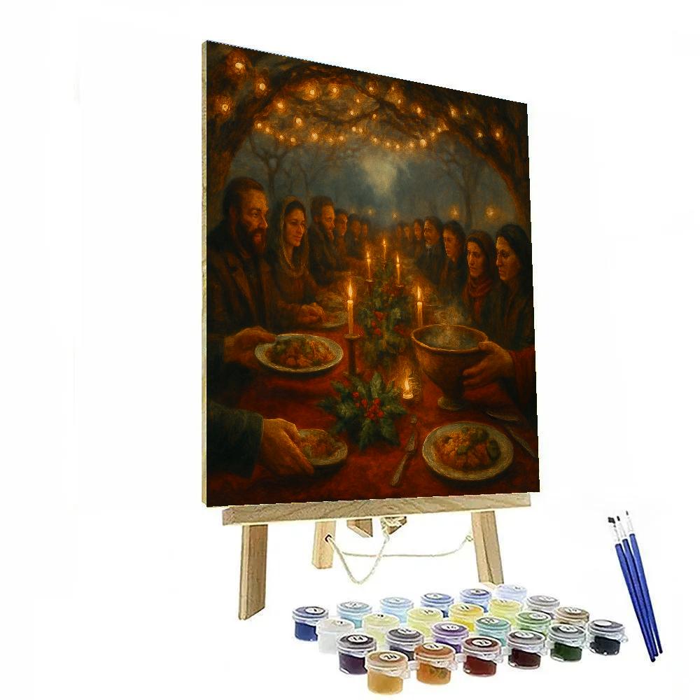 Midwinter Orchard Feast Numbered painting kits
