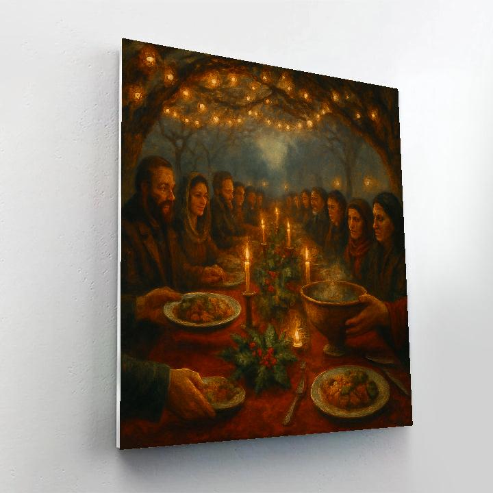 Midwinter Orchard Feast Numbered painting kits