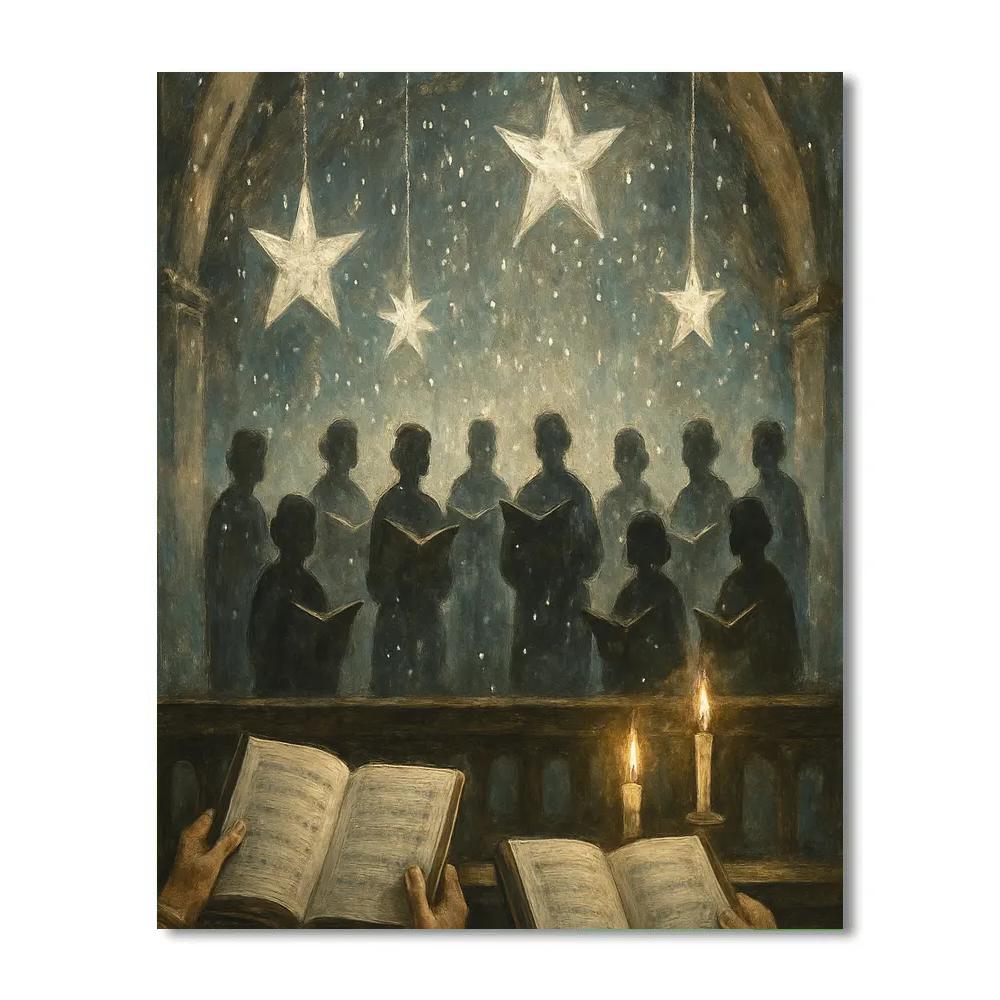 Starfall Choir Loft Painting by numbers kit