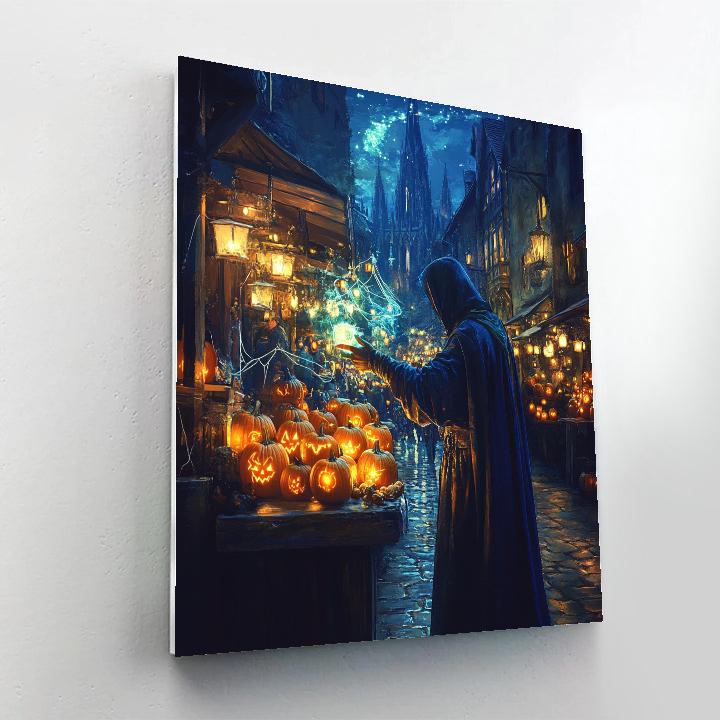 Halloween Night Market Sorcerer Paint by numbers kits