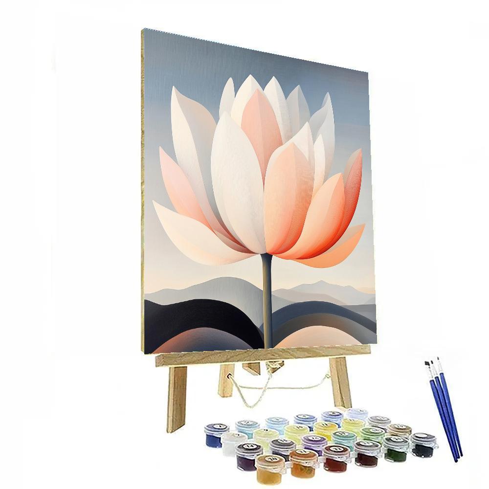 Georgia OKeeffe Inspired Desert Blooms Painting by numbers kit