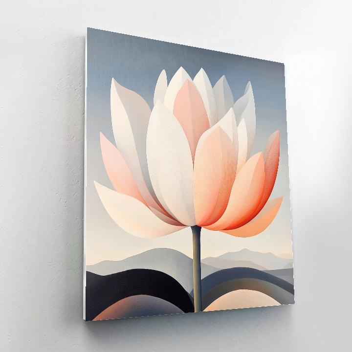 Georgia OKeeffe Inspired Desert Blooms Painting by numbers kit