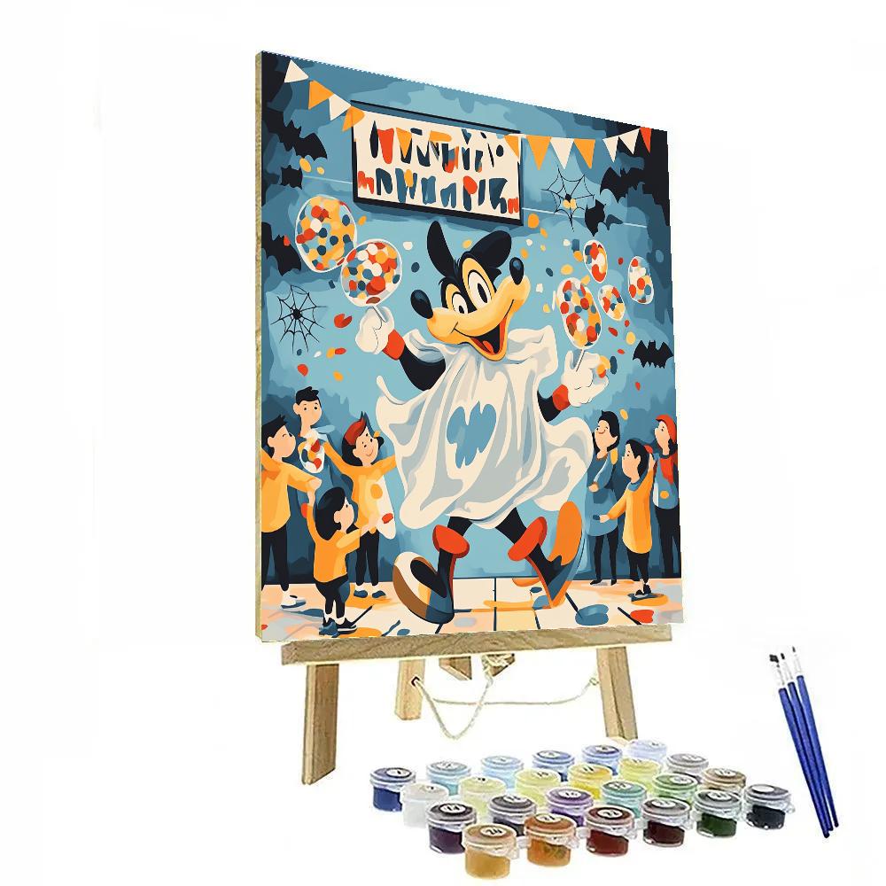 Goofys Ghostly Costume Contest paint by color