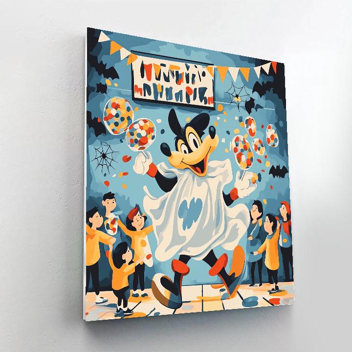 Goofys Ghostly Costume Contest paint by color