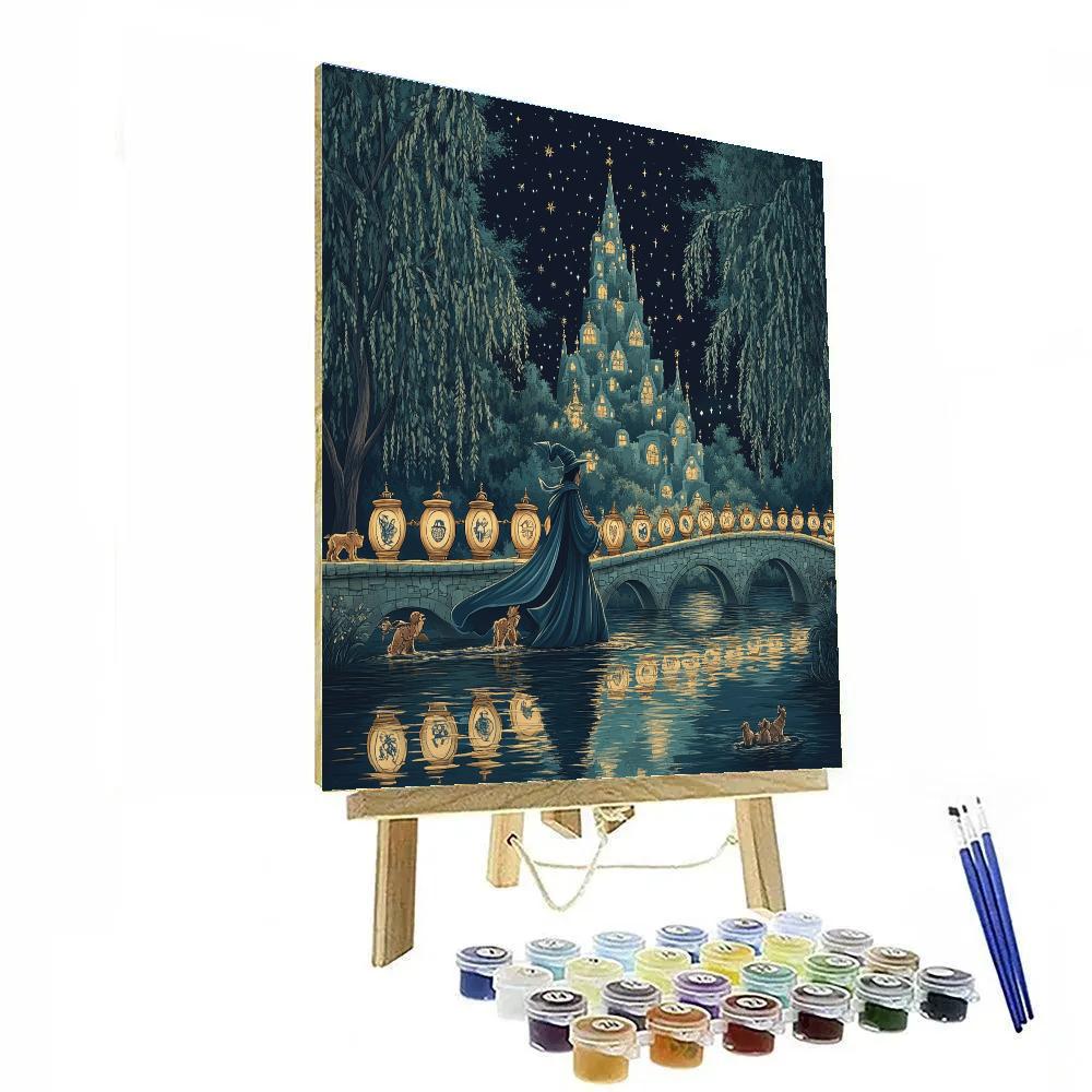 Sorcerers Apprentice Moonlight Lantern Walk Paint by numbers kits