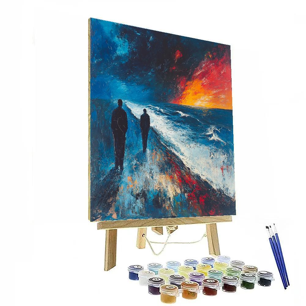 Edvard Munch Inspired Storm Of Emotions Numbered painting kits