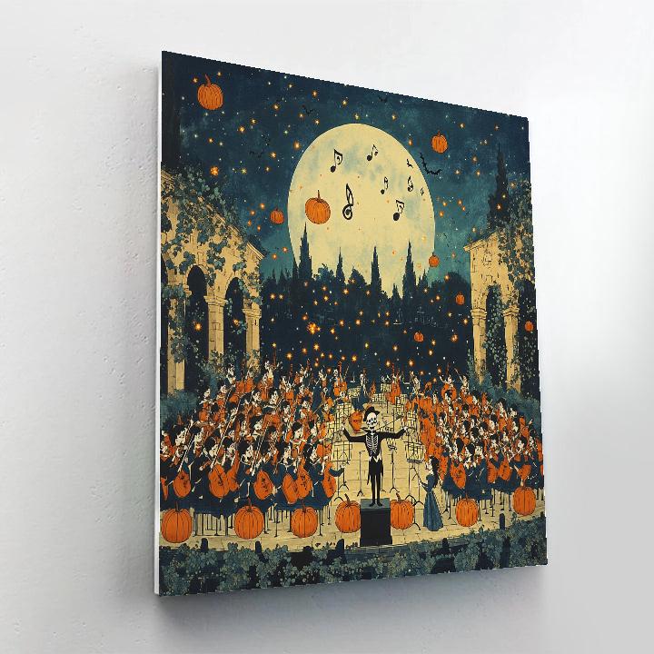 Nightmare Before Halloween Orchestra Numbered painting kits