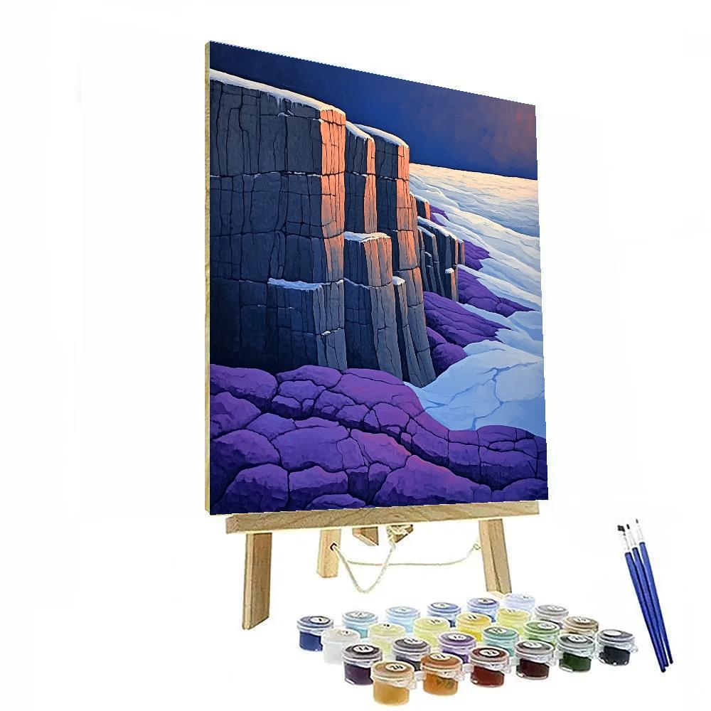 A.Y. Jackson Inspired Arctic Rock Chorus painting number kit
