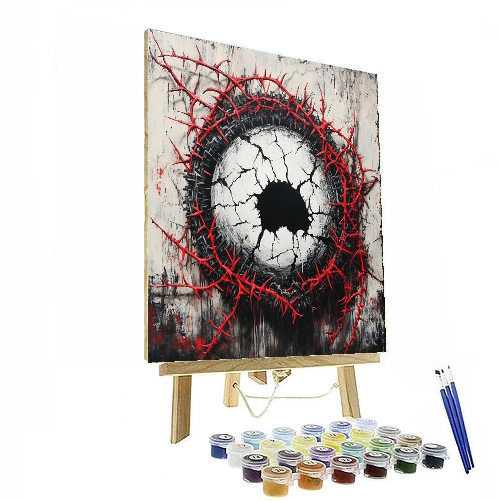 Banksy Inspired Environmental Echo Numbered painting kits