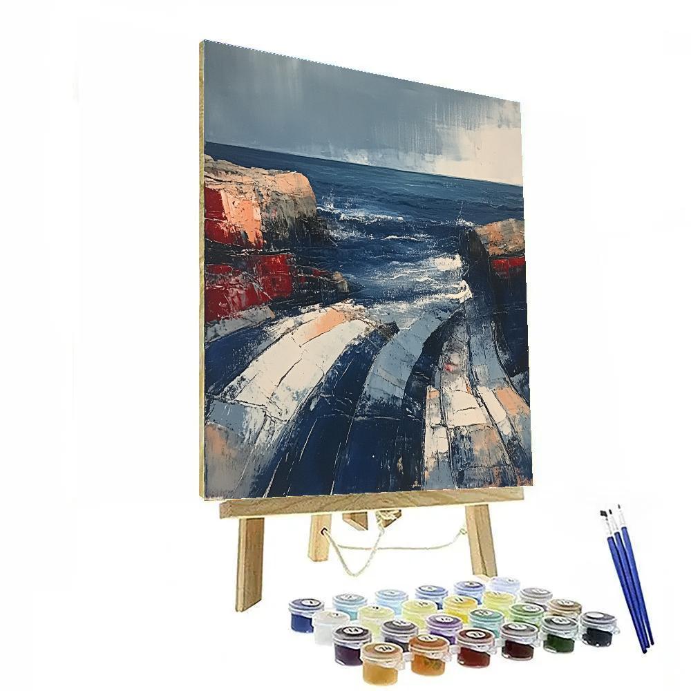 Arthur Lismer Inspired September Gale Whitecaps Paint by numbers art