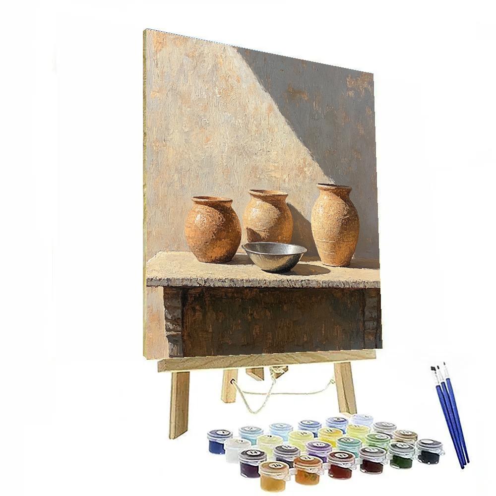 Diego Velázquez Inspired Earthenware Ensemble DIY paint by numbers