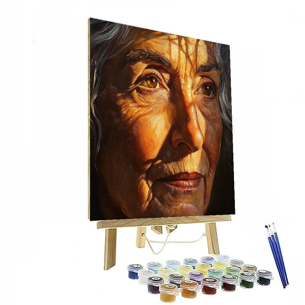 Rembrandt Inspired Portrait Of A Wise Elder Paint by numbers kits