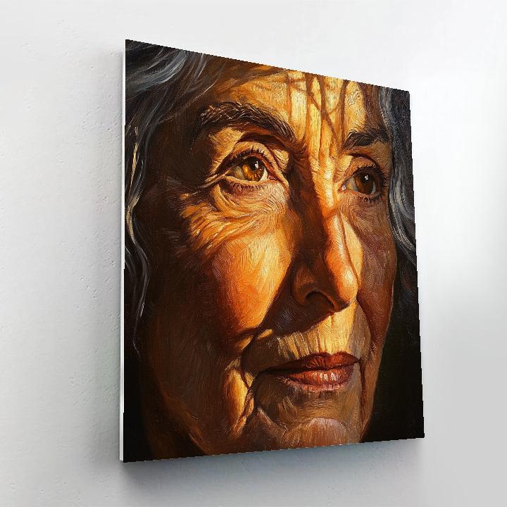 Rembrandt Inspired Portrait Of A Wise Elder Paint by numbers kits
