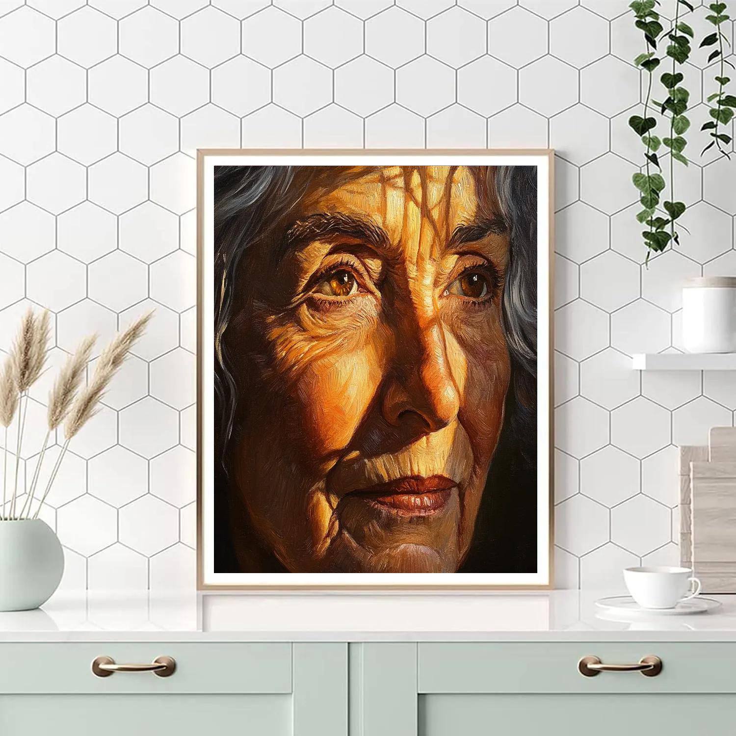 Rembrandt Inspired Portrait Of A Wise Elder Paint by numbers kits