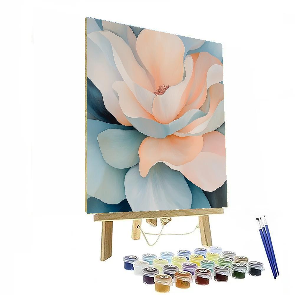 Georgia O’Keeffe Inspired Abstract Desert Flowers Paint by numbers art