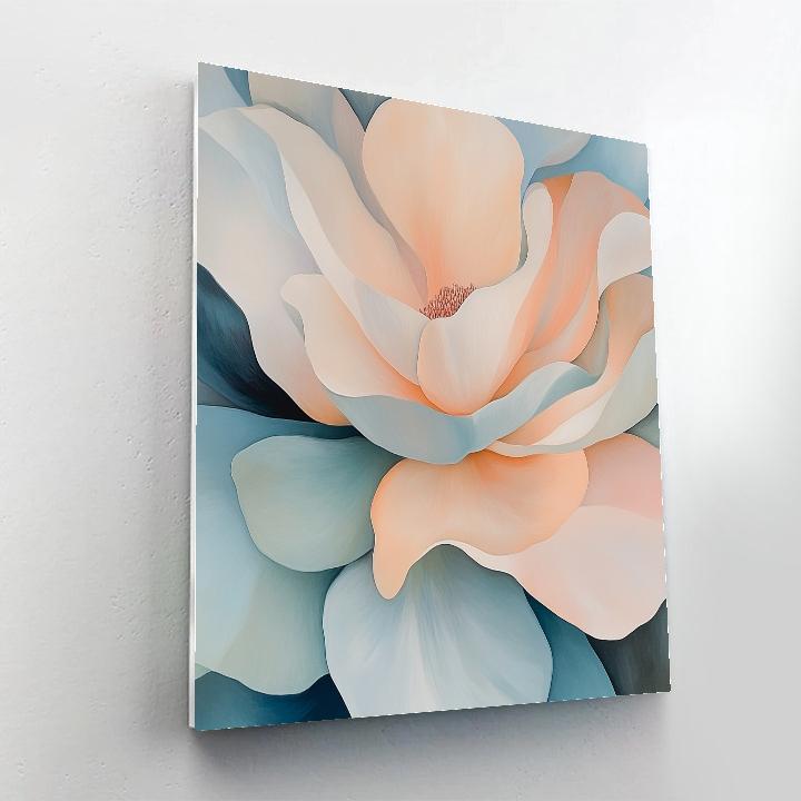 Georgia O’Keeffe Inspired Abstract Desert Flowers Paint by numbers art