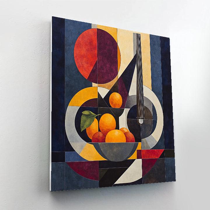 Pablo Picasso Inspired Geometric Harmonic Still Life paint by number