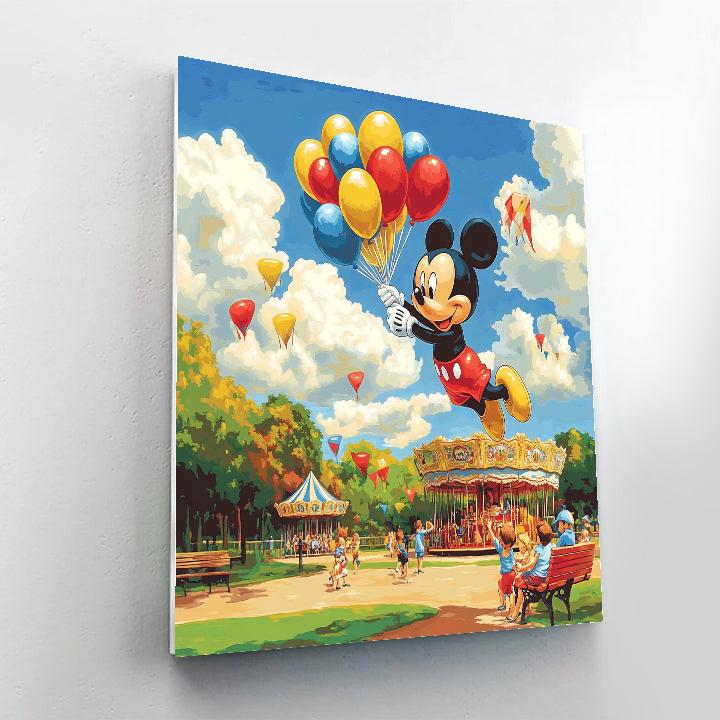 Mickey Mouse Sunny Balloon Adventure Paint by numbers kits