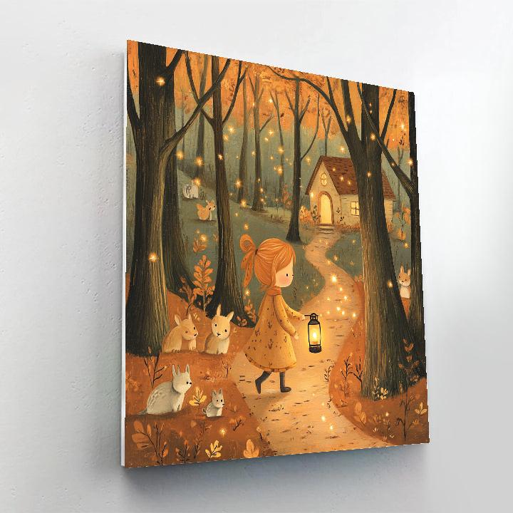 Anna Forest Lantern Adventure DIY paint by numbers