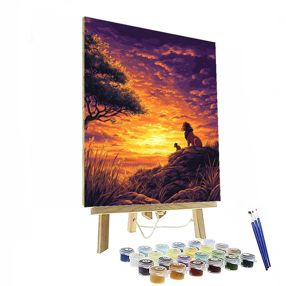 Nala Sunset Adventure Paint by numbers kits
