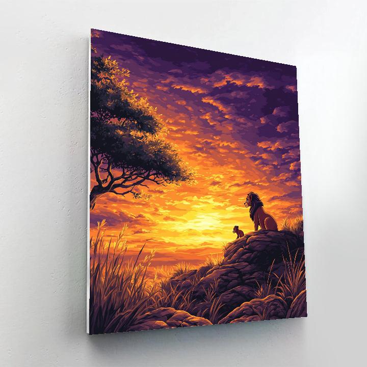 Nala Sunset Adventure Paint by numbers kits