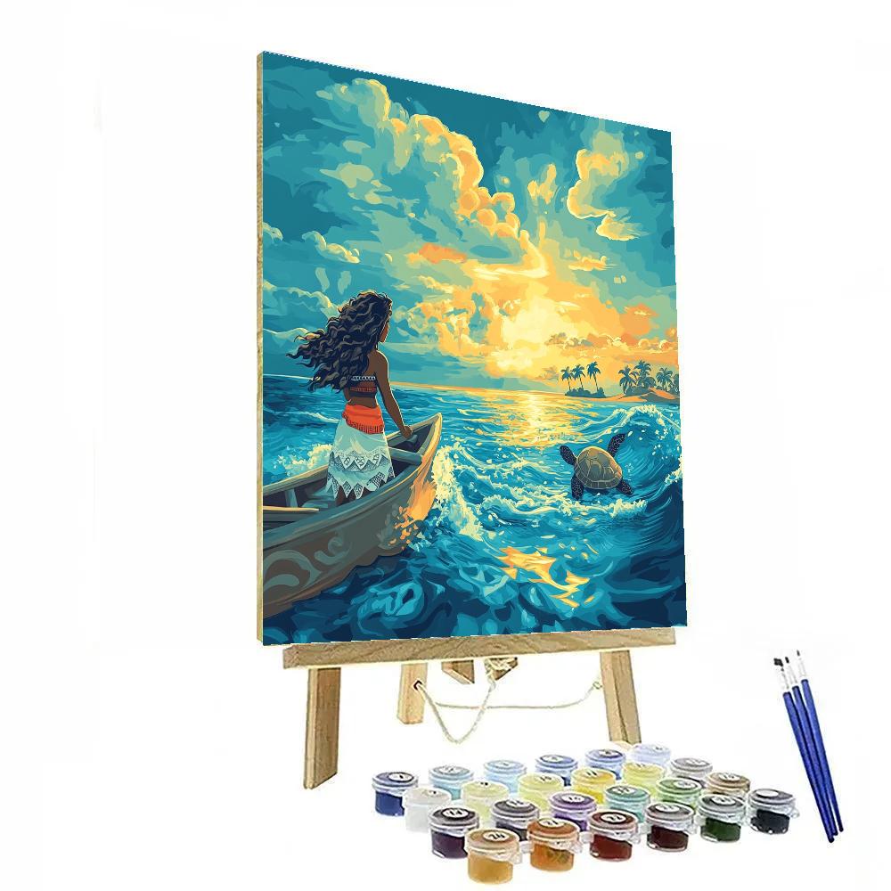 Moana Ocean Horizon Journey Paint by numbers kits