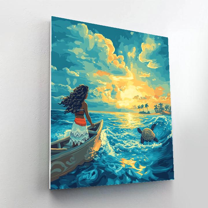 Moana Ocean Horizon Journey Paint by numbers kits