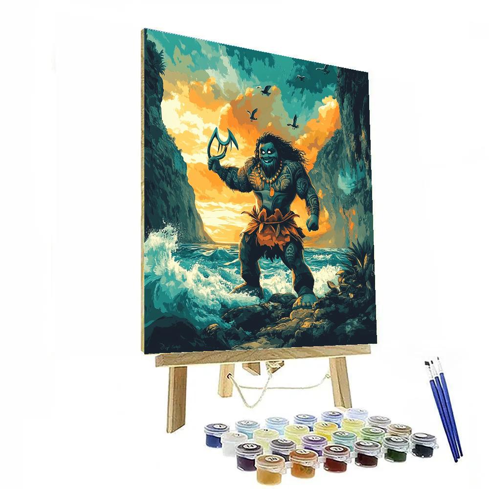 Maui Heroic Wave Moment painting number kit