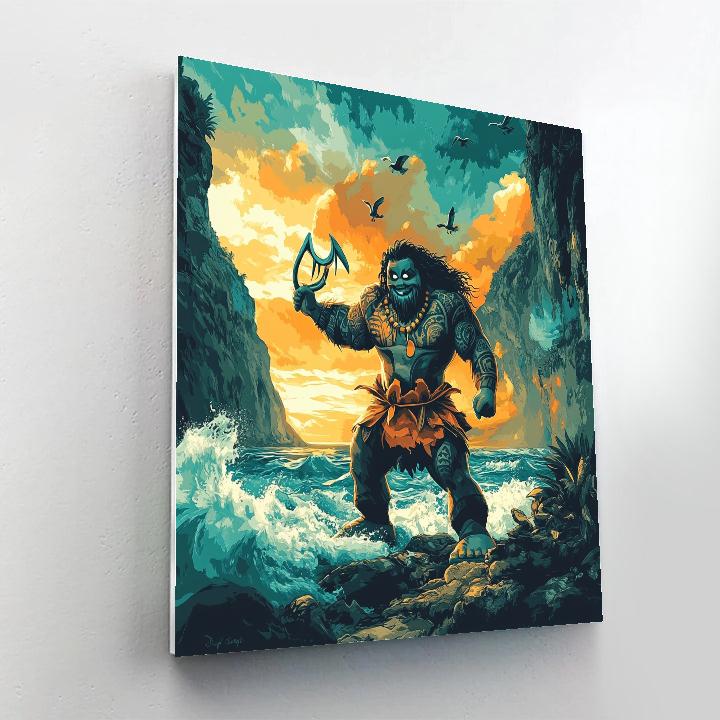 Maui Heroic Wave Moment painting number kit