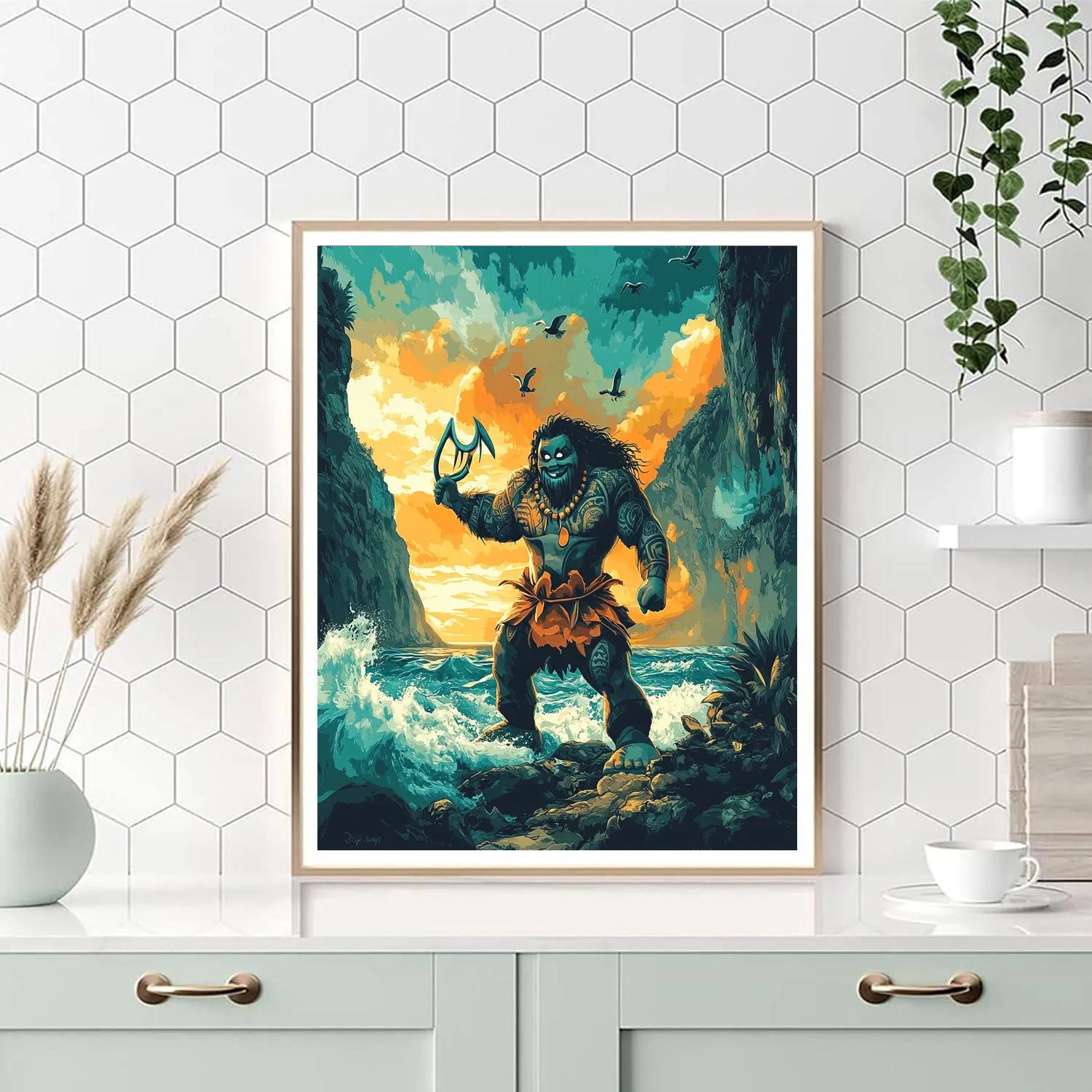 Maui Heroic Wave Moment painting number kit