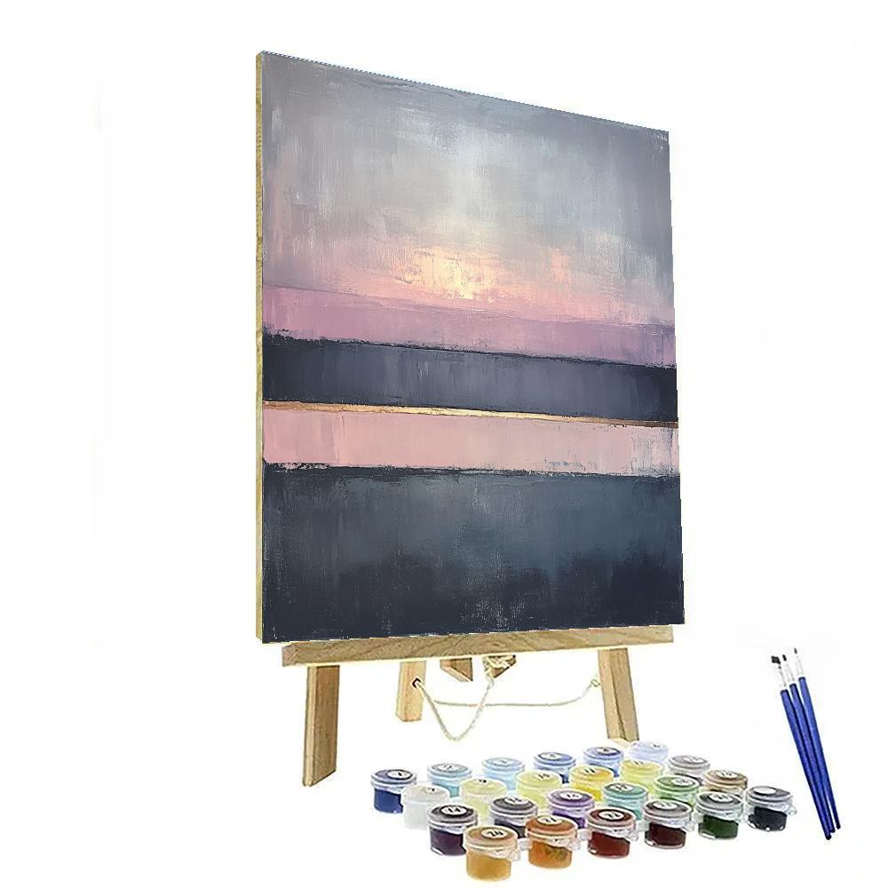 Mark Rothko Inspired Quiet Dusk paint by color