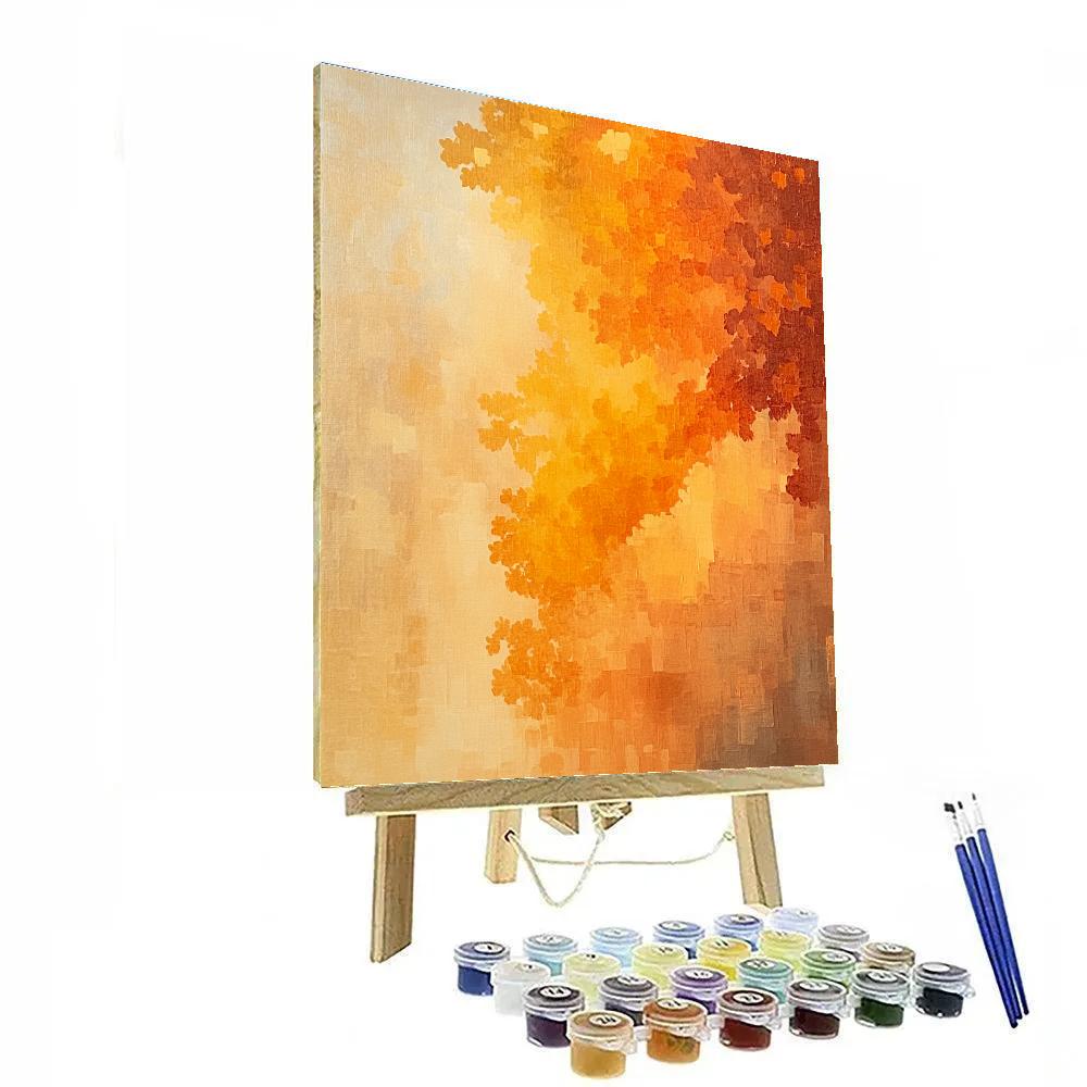 Mark Rothko Inspired Autumn Reverie Paint by numbers kits