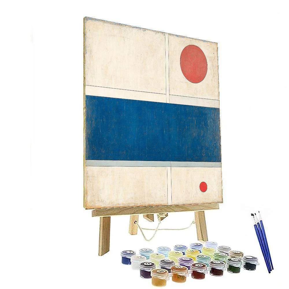 Kazimir Malevich Inspired Harmony Of Forms Number painting