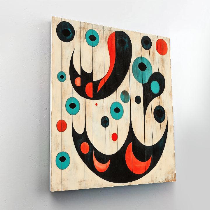 Joan Miró Inspired Silent Symphony paint by number