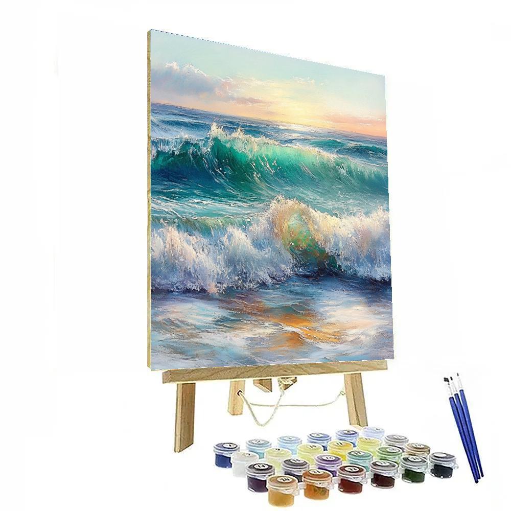 Edgar Degas Inspired Oceanic Currents Painting by numbers kit