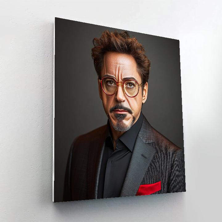 Robert Downey Jr.: Forging The Iron Legacy Of Tony Stark paint by numbers