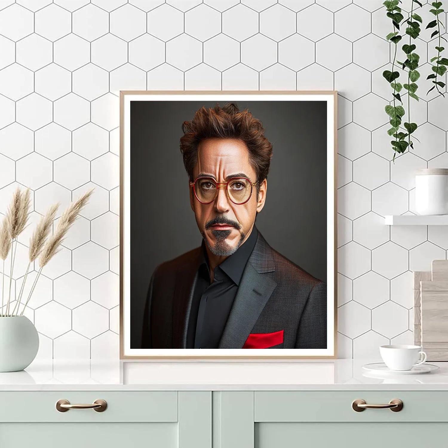 Robert Downey Jr.: Forging The Iron Legacy Of Tony Stark paint by numbers