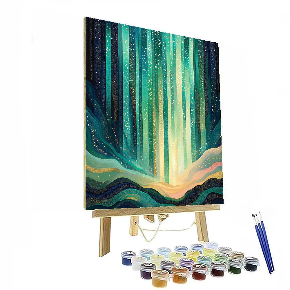 Georges Seurat Inspired Aurora Prism painting number kit