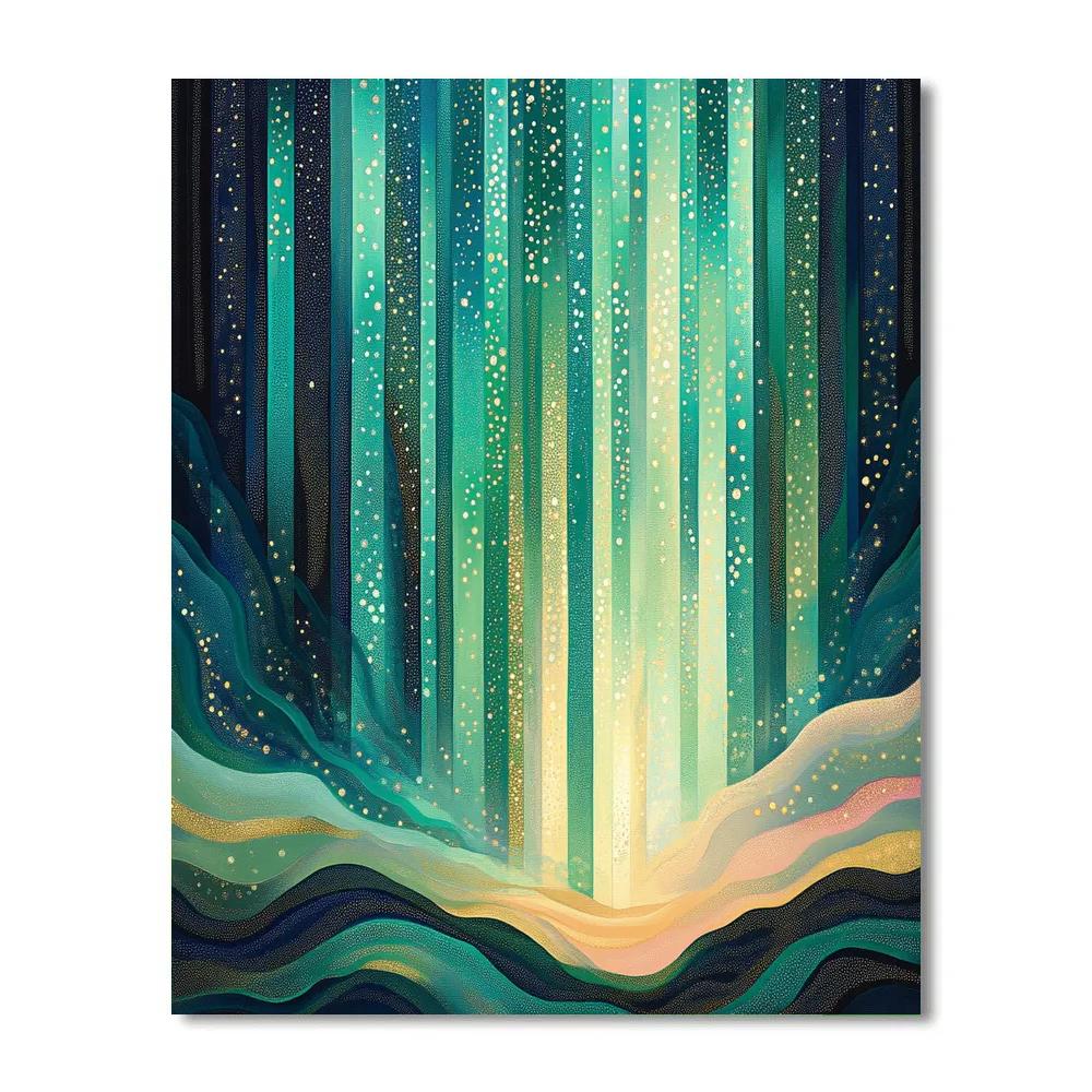 Georges Seurat Inspired Aurora Prism painting number kit