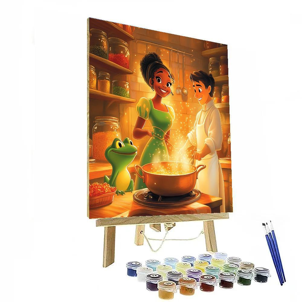 Tiana Cooking Up Magic paint by color