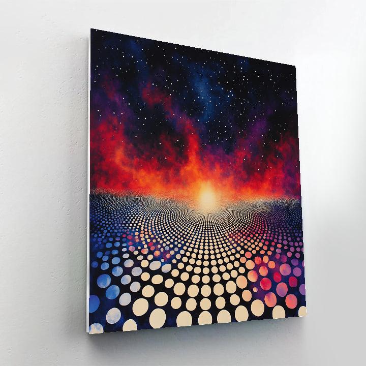 Yayoi Kusama Inspired Celestial Infinite Dots Numbered painting kits