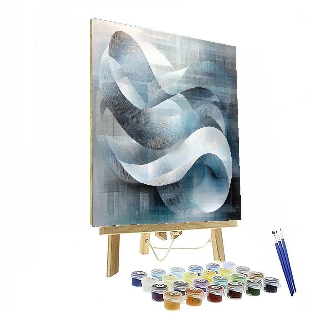 M.C. Escher Inspired Paradoxical Waveforms paint by numbers